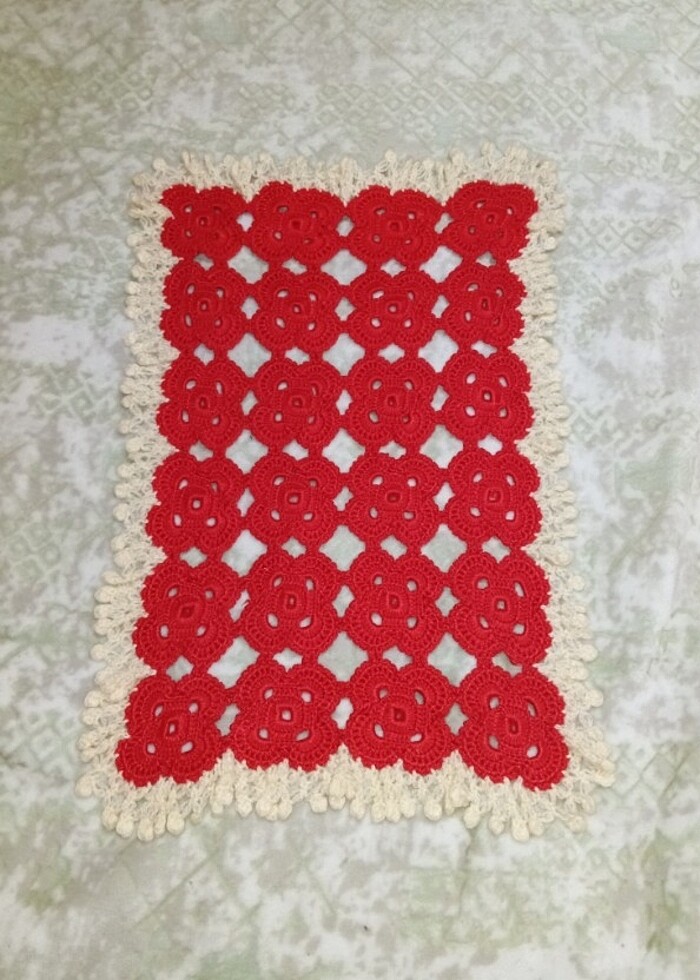 El işi sehpa örtüsü - Görsel 2