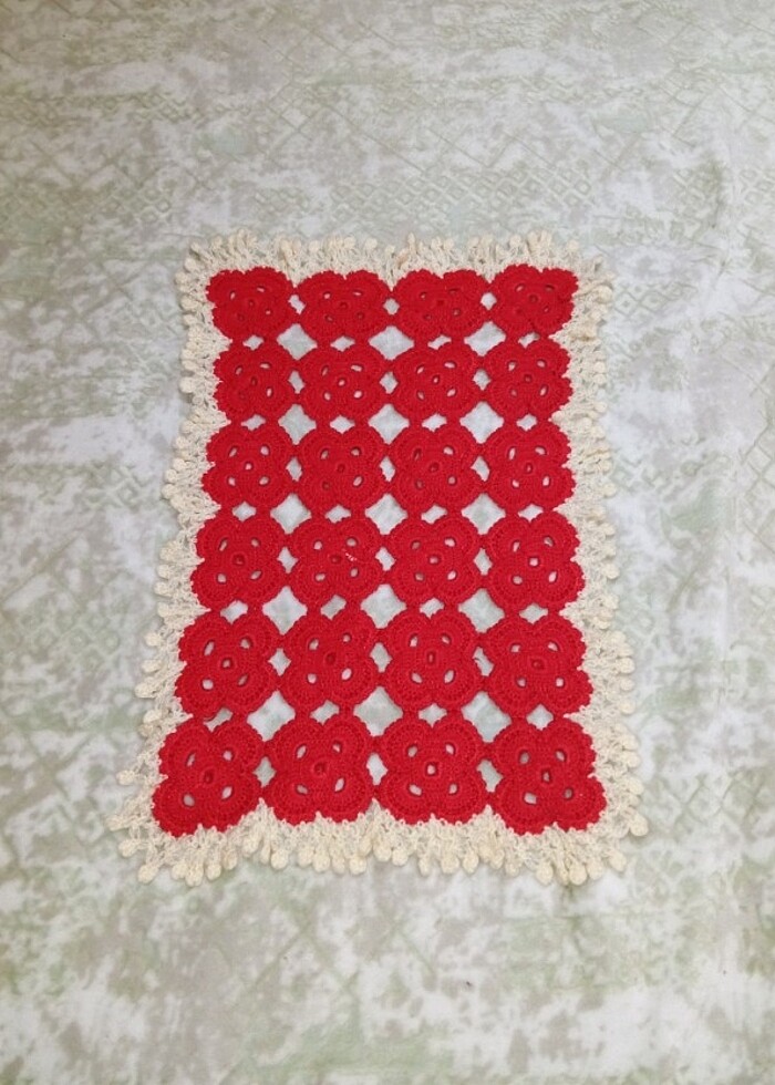 El işi sehpa örtüsü - Görsel 3