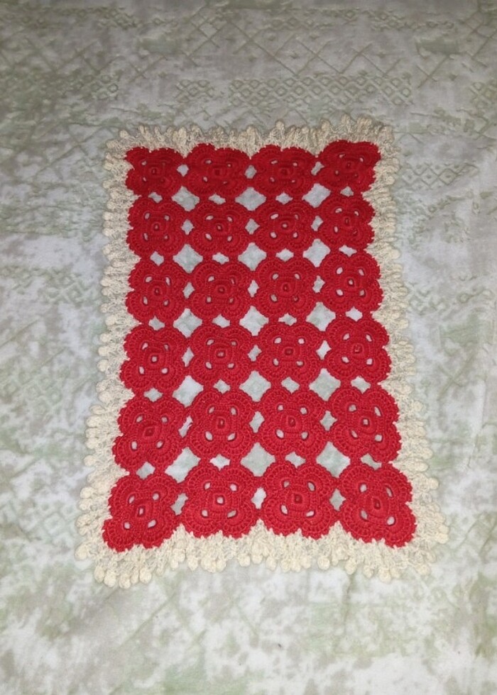 El işi sehpa örtüsü - Görsel 4