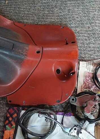 Asya nostalji 125t scooter motosiklet yedek parça - Görsel 5