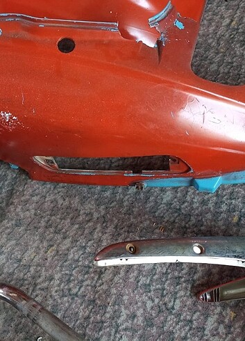 Asya nostalji 125t scooter motosiklet yedek parça - Görsel 6