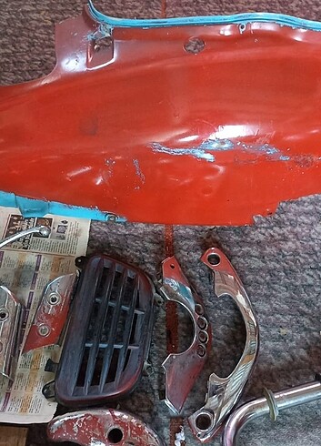 Asya nostalji 125t scooter motosiklet yedek parça - Görsel 7