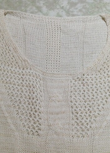 Simli örgü kazak - Görsel 3