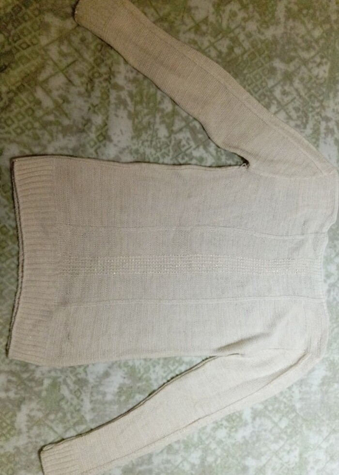 Simli örgü kazak - Görsel 2