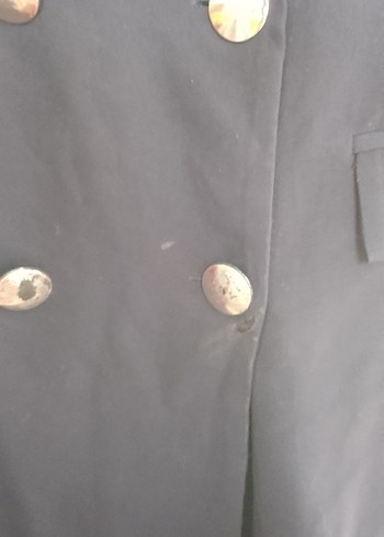 Diğer Düğmeli Lacivert Kadın Blazer