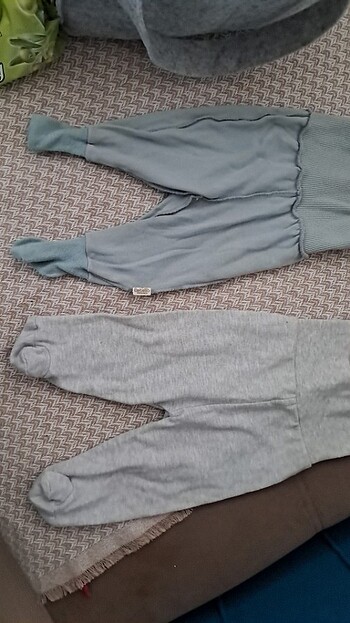 3 Ay Beden gri Renk Pantalon
