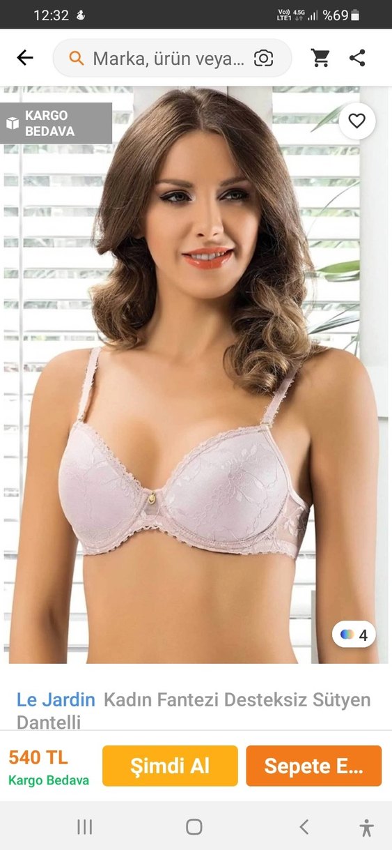 Bordo  Sütyen - Görsel 5