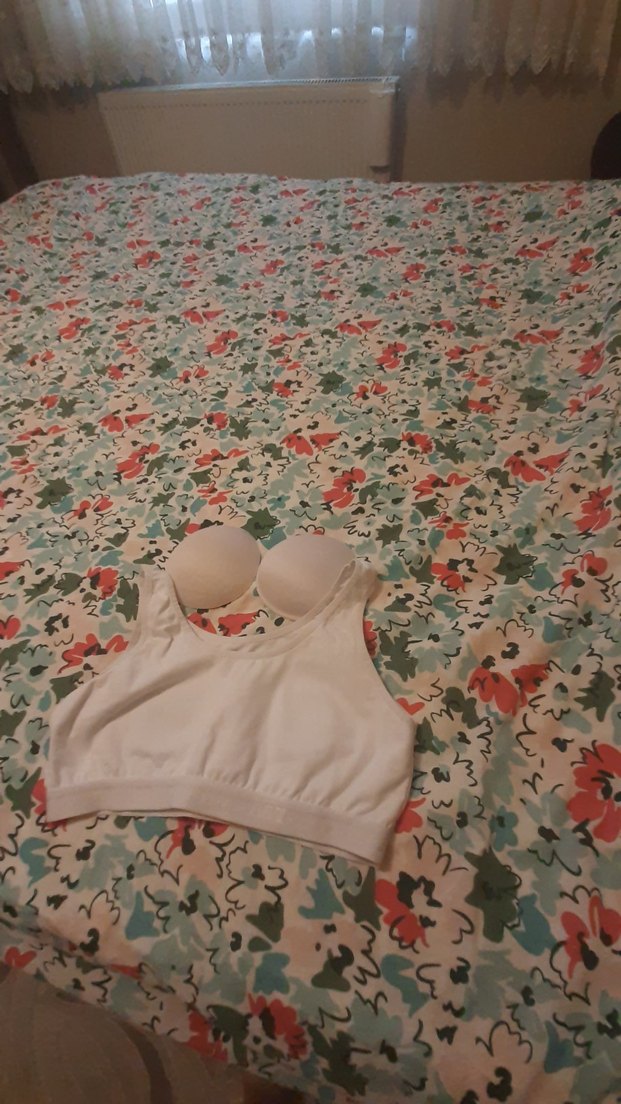 Beyaz Spor Sütyeni Midi Boy - Görsel 2