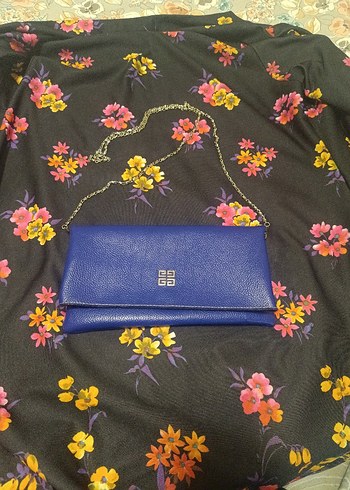GIVENCHY Mavi Deri Kadin Canta