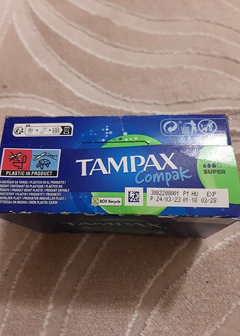 Diğer Tampax Compak 20'li Turkuaz Tampon