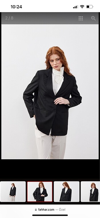 Fahhar Oversize Blazer Ceket