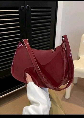 bordo çanta