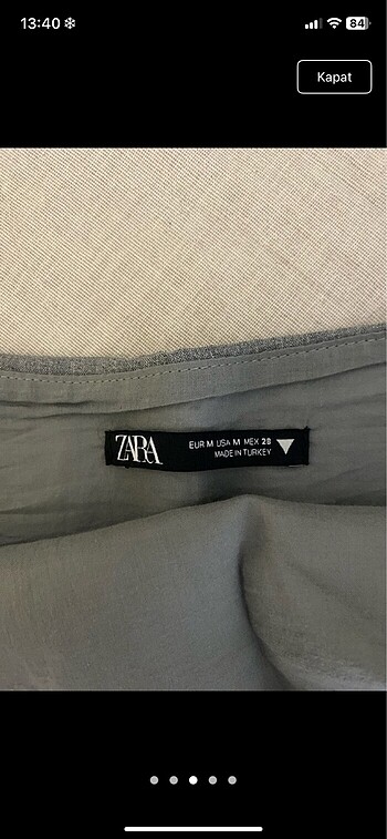38 Beden zara crop