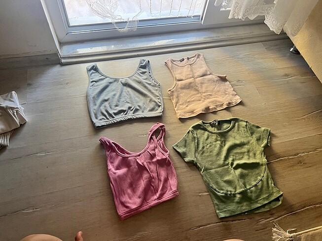 crop mini askılı etek sweat