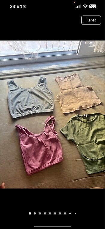 m Beden mini crop askılı seç beğen al