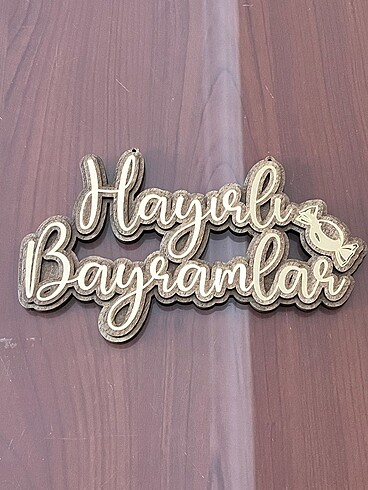 Hayırlı bayramlar süslemesi