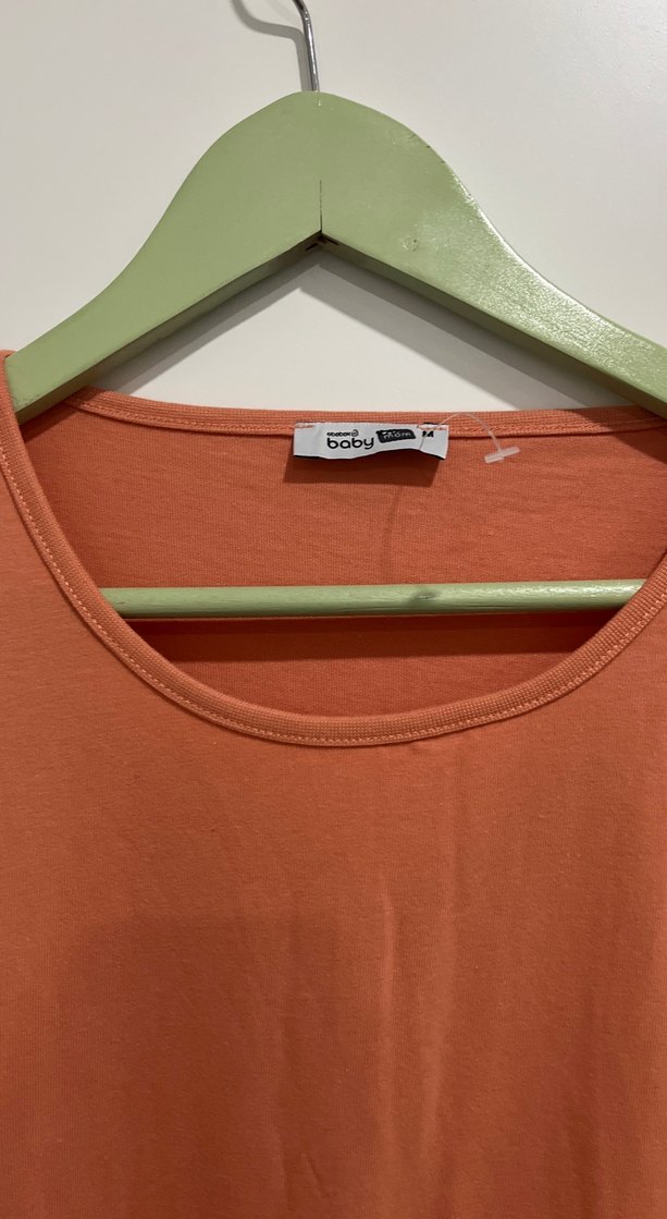 Kolsuz, Uzun, Salaş Bej Elbise - Görsel 2