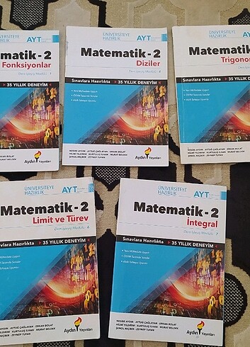Tyt ayt kitap matematik geometri fizik kimya biyoloji türkçe yks - Görsel 4