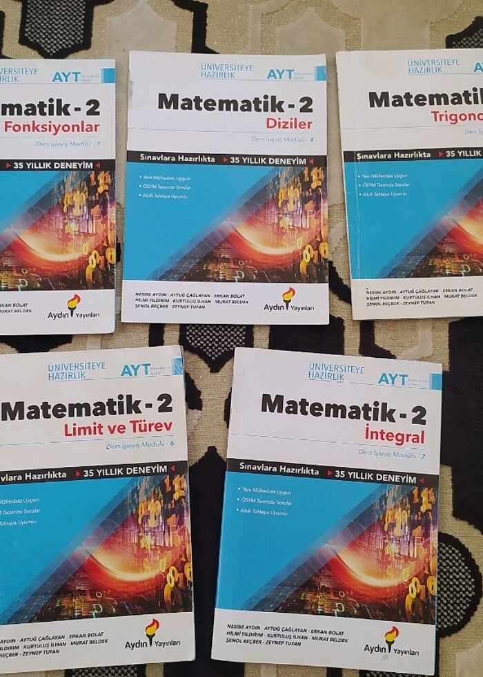 Tyt ayt kitap matematik geometri fizik kimya biyoloji türkçe yks - Görsel 4