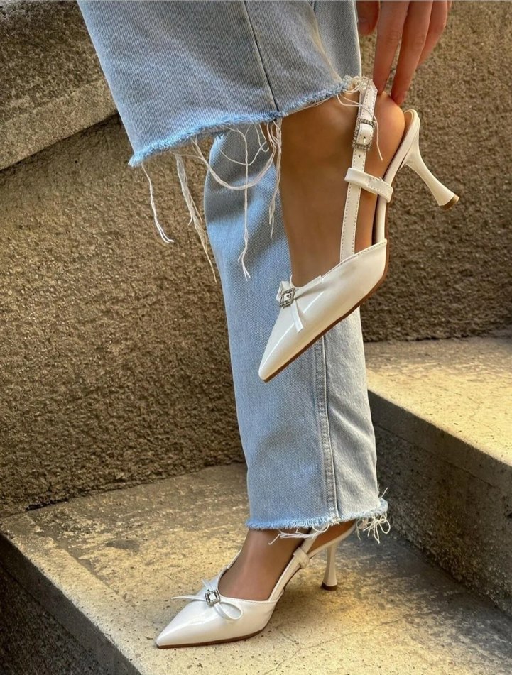 rugan Stiletto Kadın Ayakkabı - Görsel 2