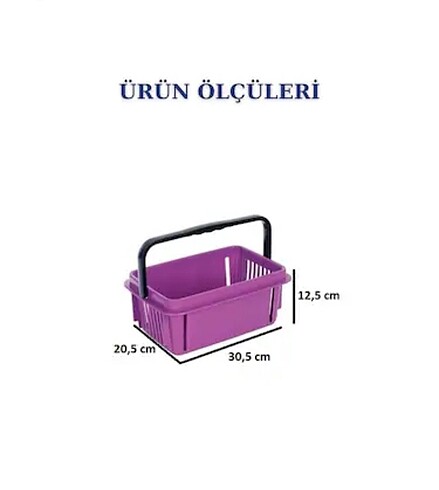 Beden 7 lt Tek Saplı Çok Amaçlı Sepet