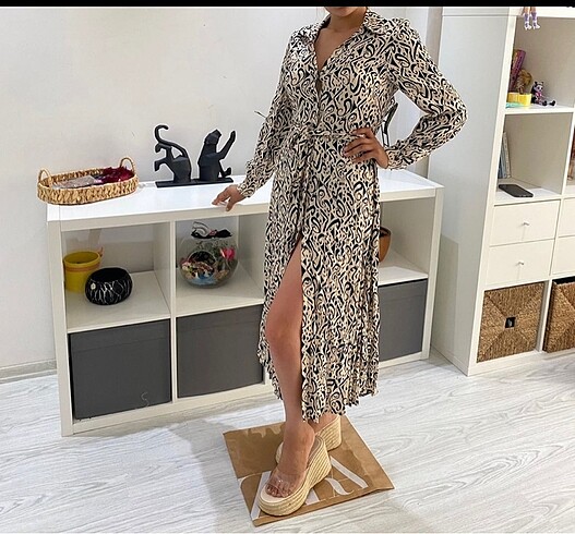 xs Beden Zara elbise
