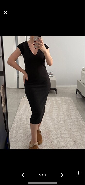 Zara etiketli elbise