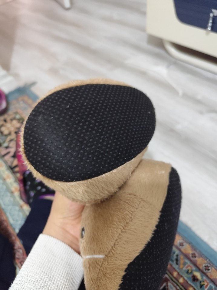 Kızlar için Leopar Desenli Sıcak Terlik - Görsel 3