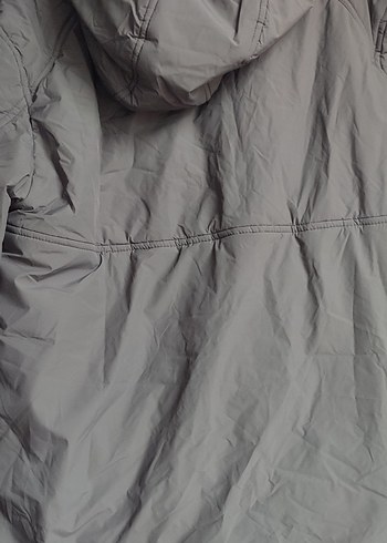 Pull&Bear Gri Kanguru Yağmuruk - Görsel 8