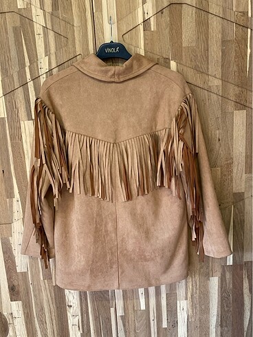 s Beden camel Renk Hoops ceket