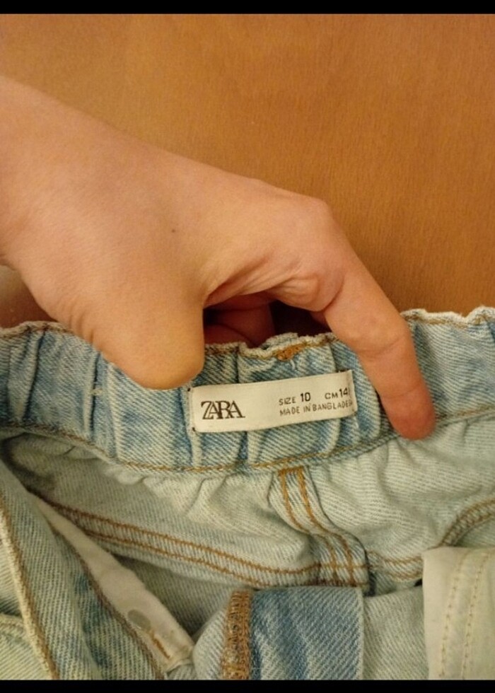 kız çocuk kot sort - Görsel 3