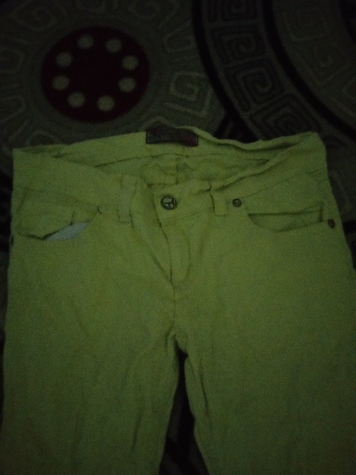 Kemerli Dar Kesim Kumaş Pantolon - Görsel 2