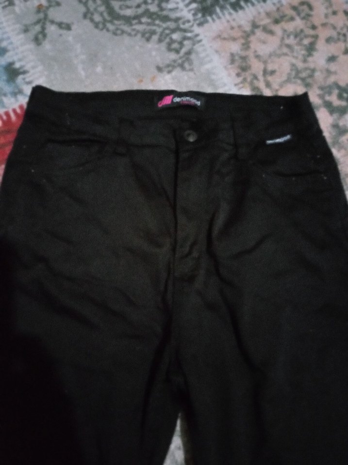 Kadın Siyah Dar Kesim Kumaş Pantolon - Görsel 2