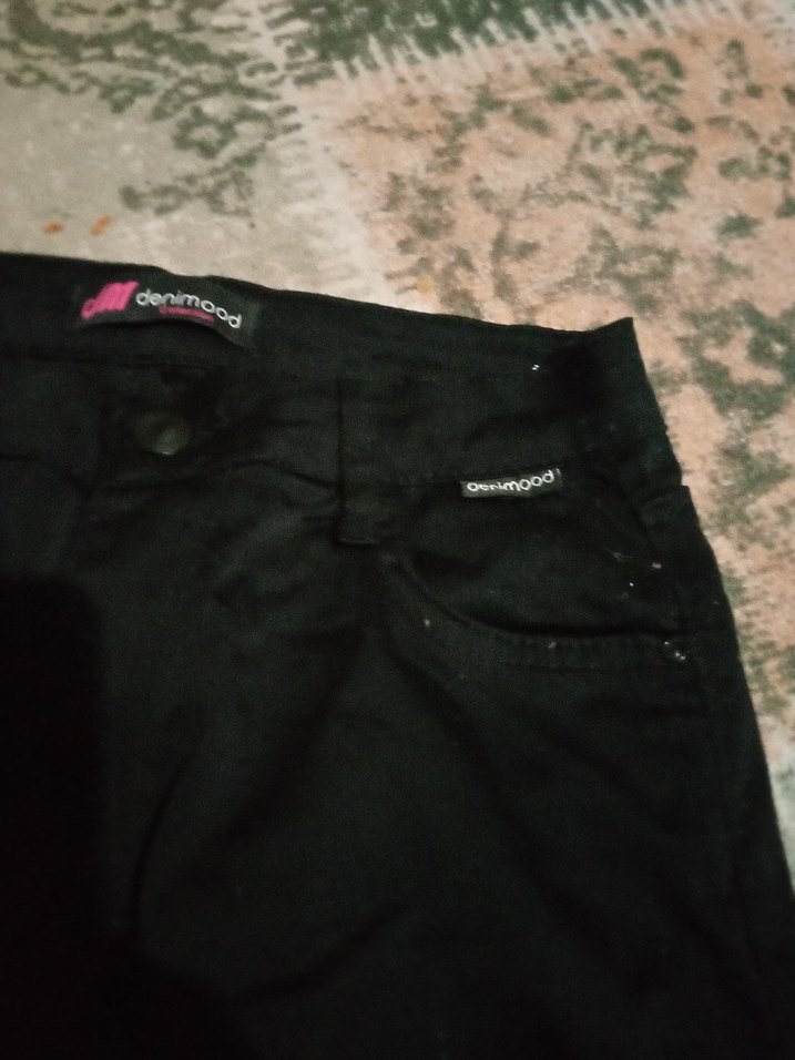 Kadın Siyah Dar Kesim Kumaş Pantolon - Görsel 4