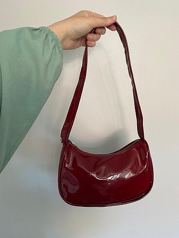 Bordo rugan baget çanta