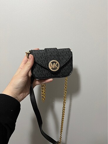 Lacivert mat mk mini kadın çantası