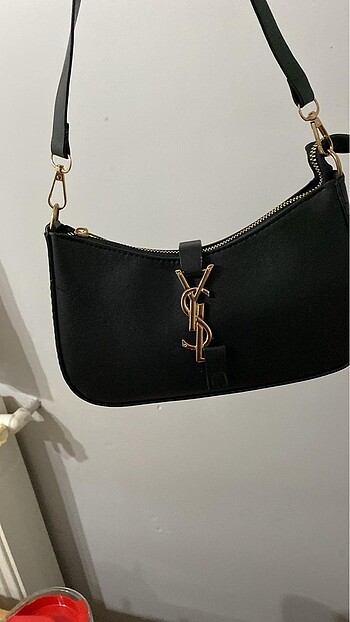 Siyah ysl şık kadın çantası