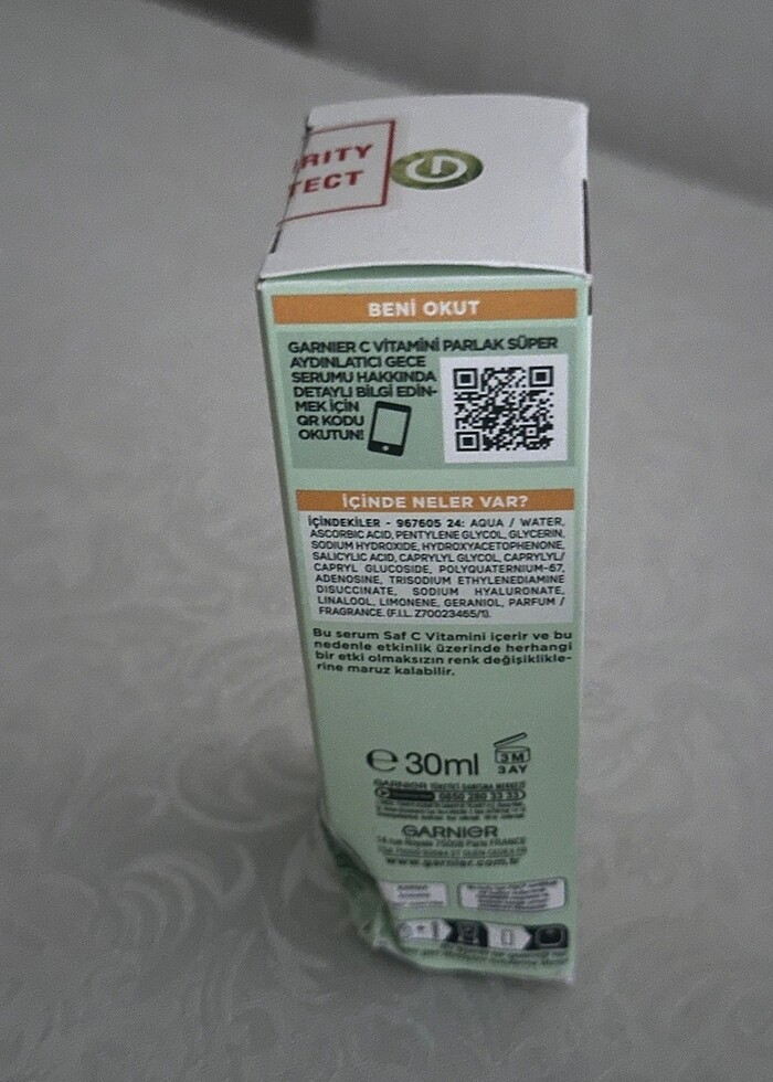 Garnier Aydınlatıcı gece serumu C vitamini - Görsel 4