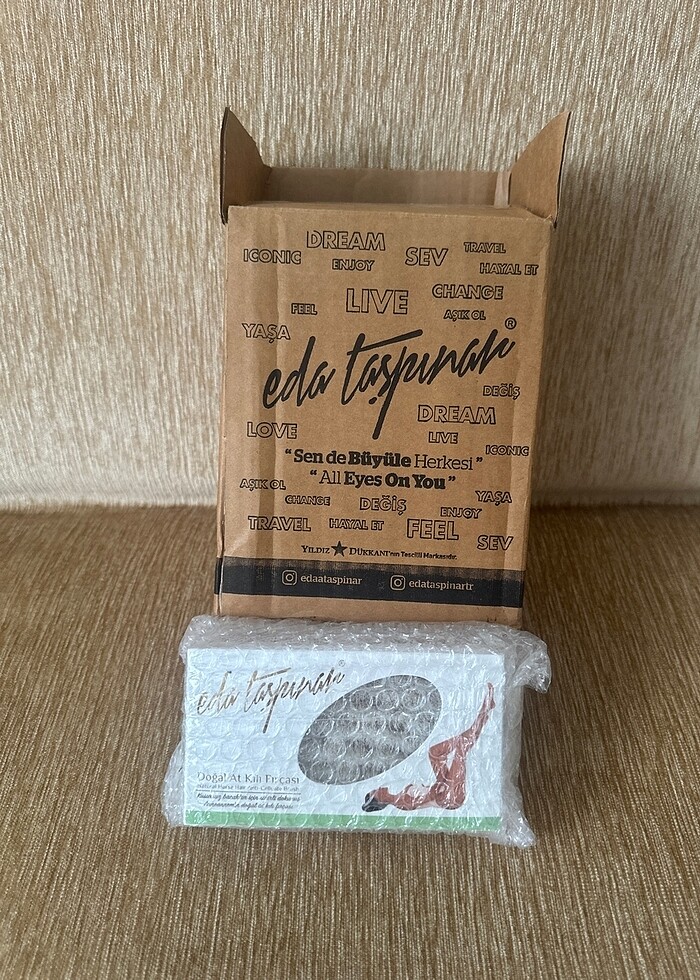 Selülit fırçası Eda Taşpınar doğal at kılı fırçası - Görsel 3