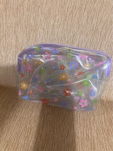 Şeffaf Makyaj çantası orta boy - Görsel 7