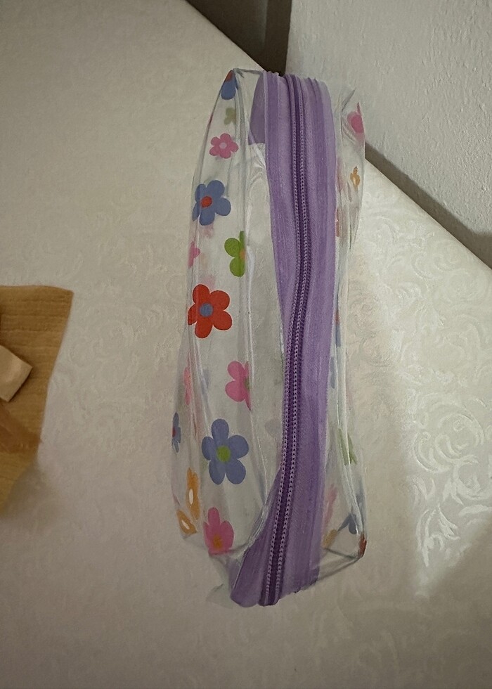 Şeffaf Makyaj çantası orta boy - Görsel 3