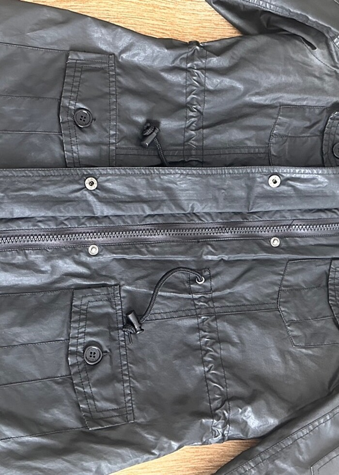 Trençkot/Mont kısa S/M beden - Görsel 3