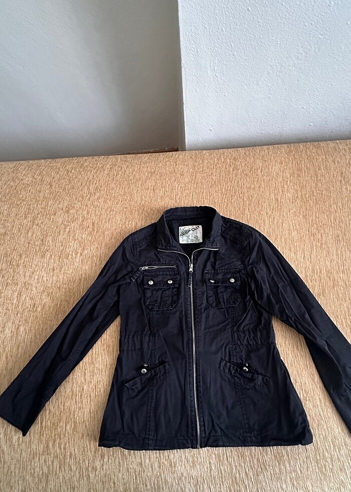 Trençkot/mont kısa L - Görsel 2