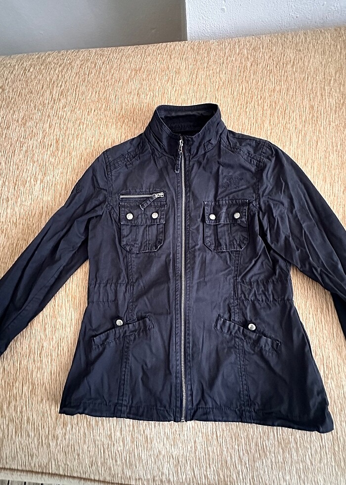 Trençkot/mont kısa L - Görsel 3