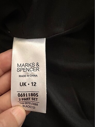 Mont/kaban kışlık M/L beden Marks&Spencer - Görsel 6