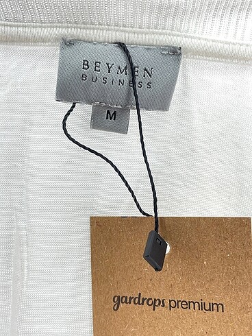 m Beden beyaz Renk Beymen Studio T-shirt %70 İndirimli.