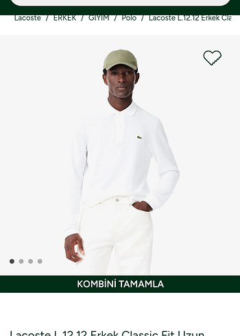 Lacoste L.12.12 Uzun Kollu Polo Yaka