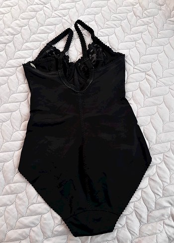 38 Beden siyah Renk Siyah Gotik dantelli toparlayıcı