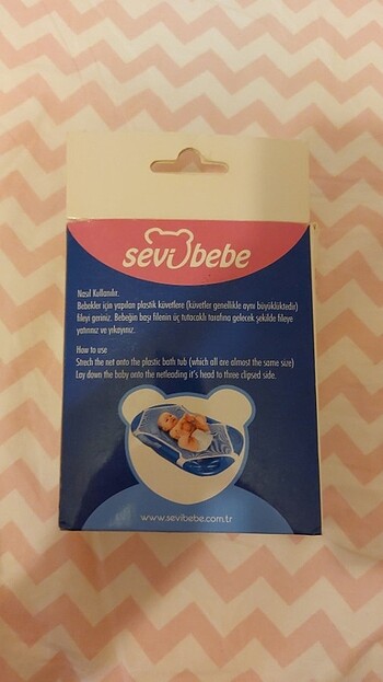Sevi Bebe Bebek banyo filesi