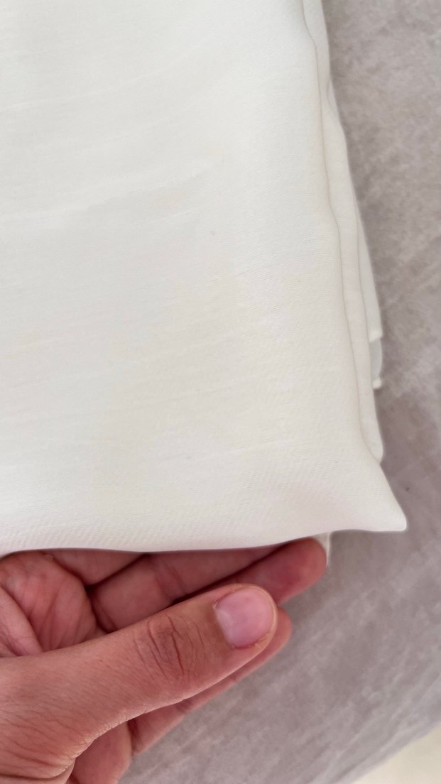 Kadın Beyaz İpek Dokulu Şal - Görsel 4